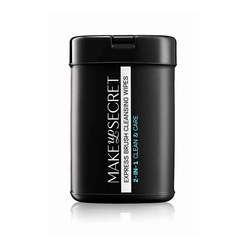 Изображение товара MAKE-UP SECRET Салфетки для очищения кистей 50 шт Express Brush Cleansing Wipes, 1 шт.