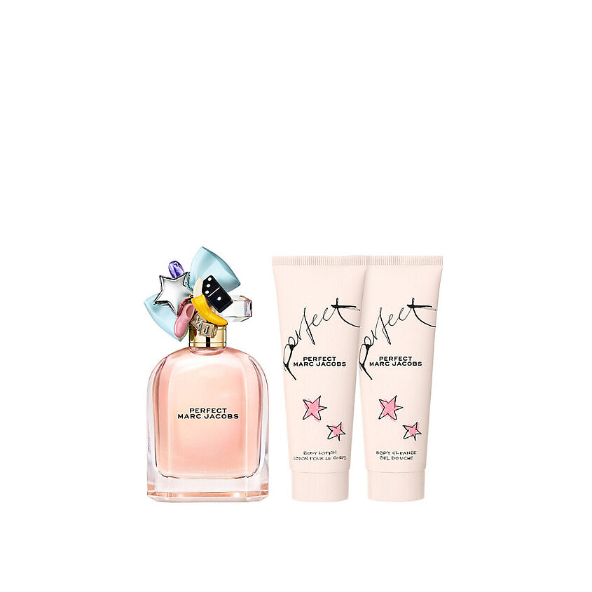 Изображение товара MARC JACOBS Набор Perfect: Парфюмерная вода + Лосьон + Гель для душа, 100 мл + 75 мл + 75 мл