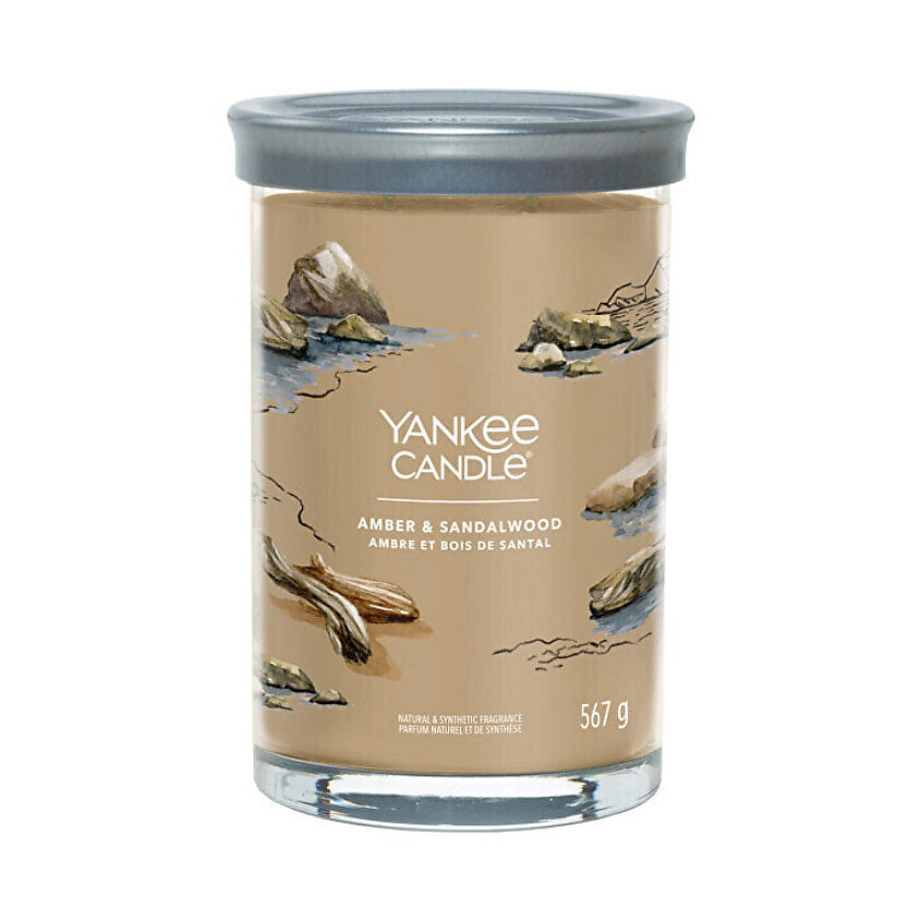 Изображение товара YANKEE CANDLE Ароматическая свеча Amber & Sandalwood, 567 г
