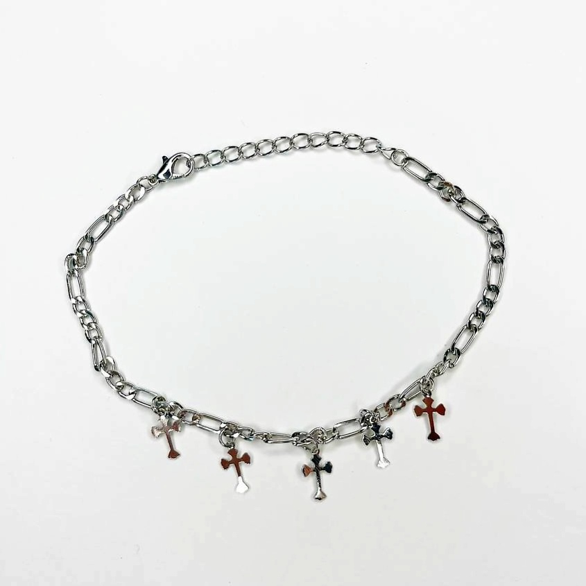 Изображение товара Серебристый браслет на ногу GILMEEVA для женщин