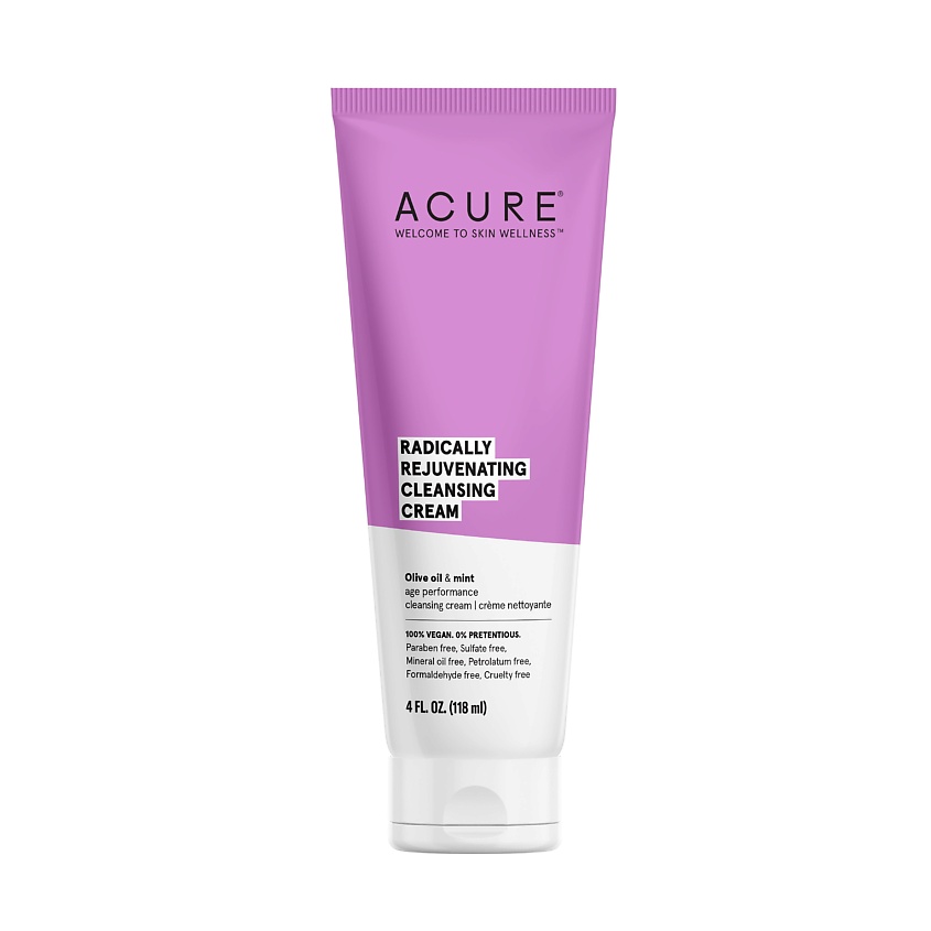 Изображение товара ACURE Крем-пенка для умывания Оливковое масло и Мята, 118 мл.