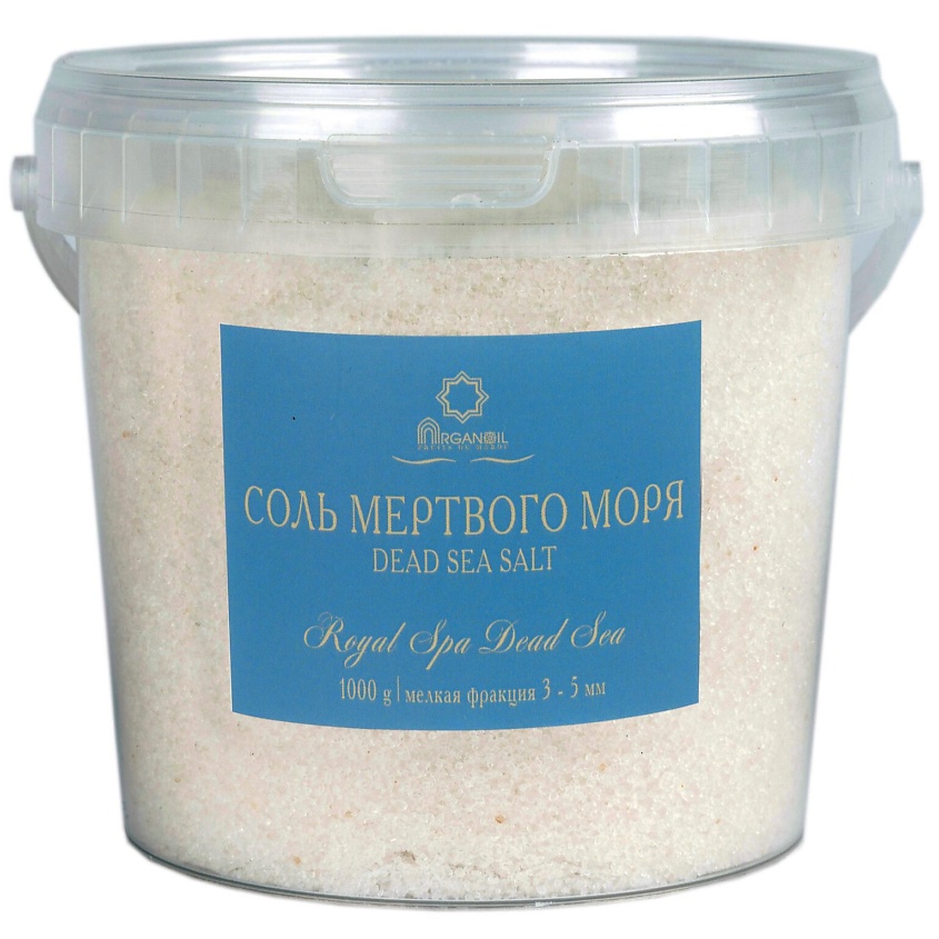 Изображение товара ARGANOIL Минеральная соль Мертвого моря «ROYAL SPA DEAD SEA» (3-5 мм), 1 шт.