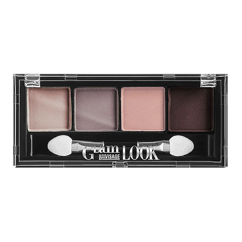Изображение товара LUXVISAGE Тени для век Glam Look, № 04 Лиловая, 4 г