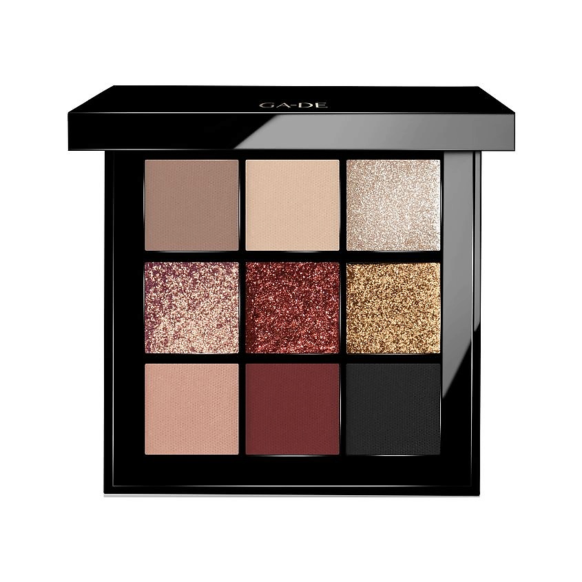 Изображение товара GA-DE Набор теней для век Velveteen 51 #Like4Like - 9 высокопигментированных оттенков