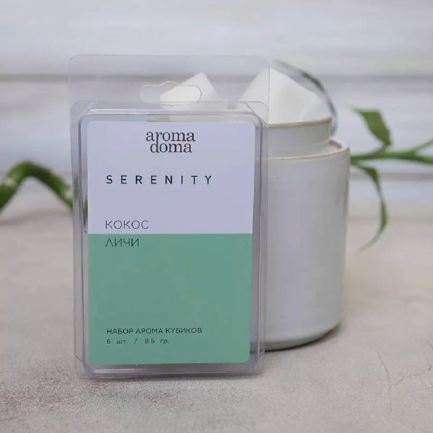 Изображение товара АРОМА DOMA Аромасаше для белья набор 6 кубиков натуральный аромат фруктов