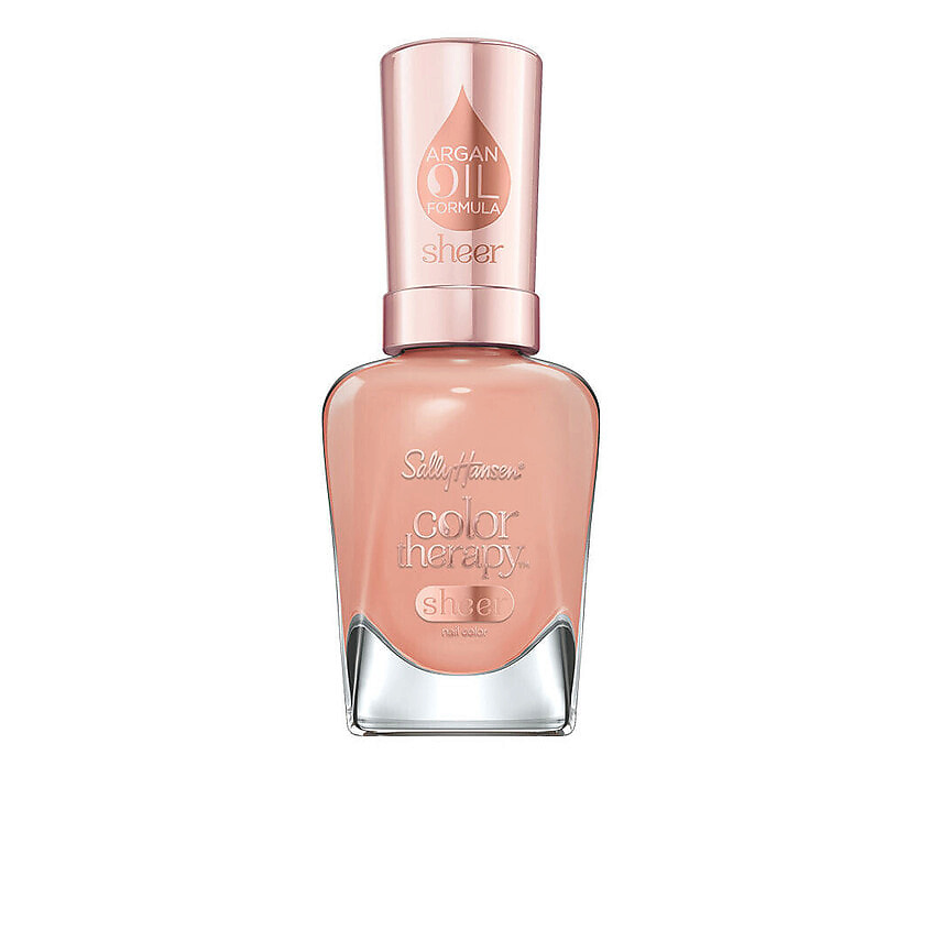 Изображение товара Лак для ногтей Sally Hansen Color Therapy 205 Pink Moon стойкий быстрое высыхание