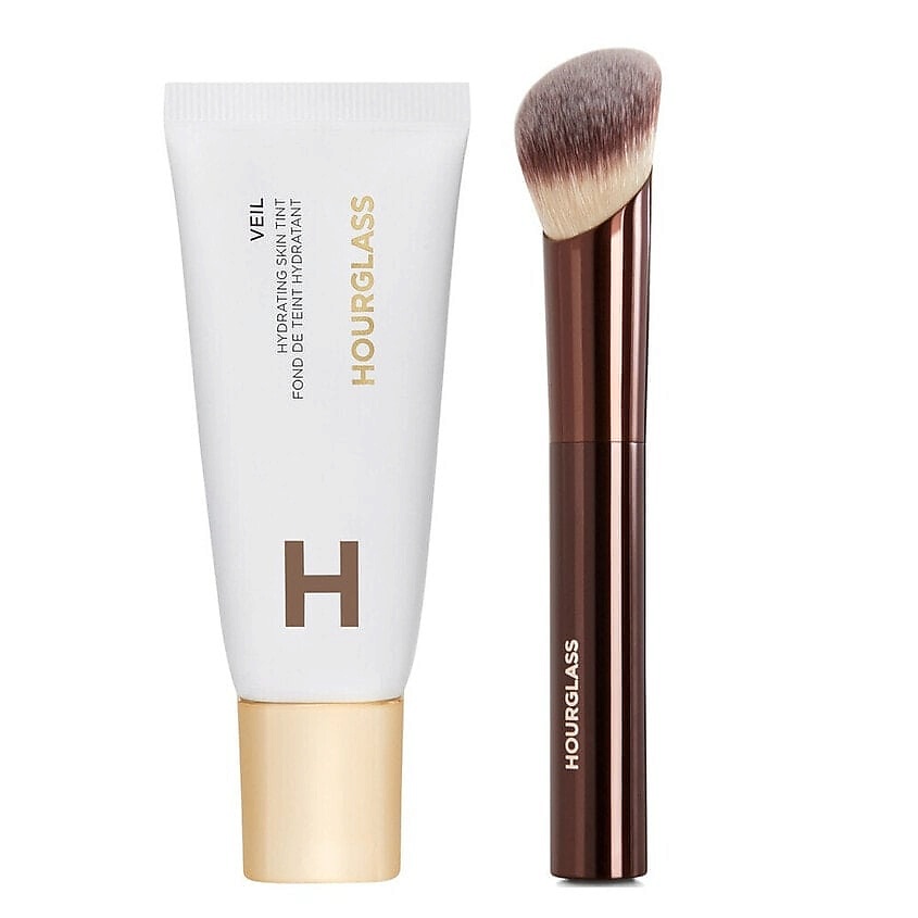 Изображение товара Набор HOURGLASS Hydrating Skin Tint и мягкая кисть №16 для ровного и естественного макияжа