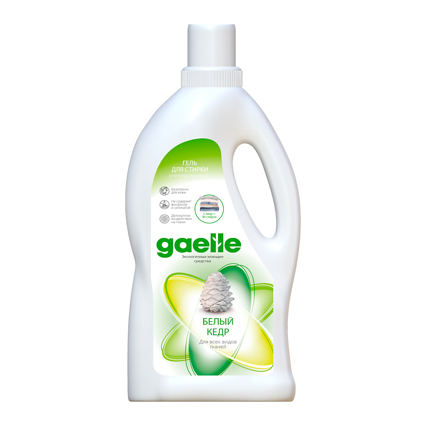 Изображение товара Гель для стирки белья Gaelle Белый Кедр универсальный 399 рублей