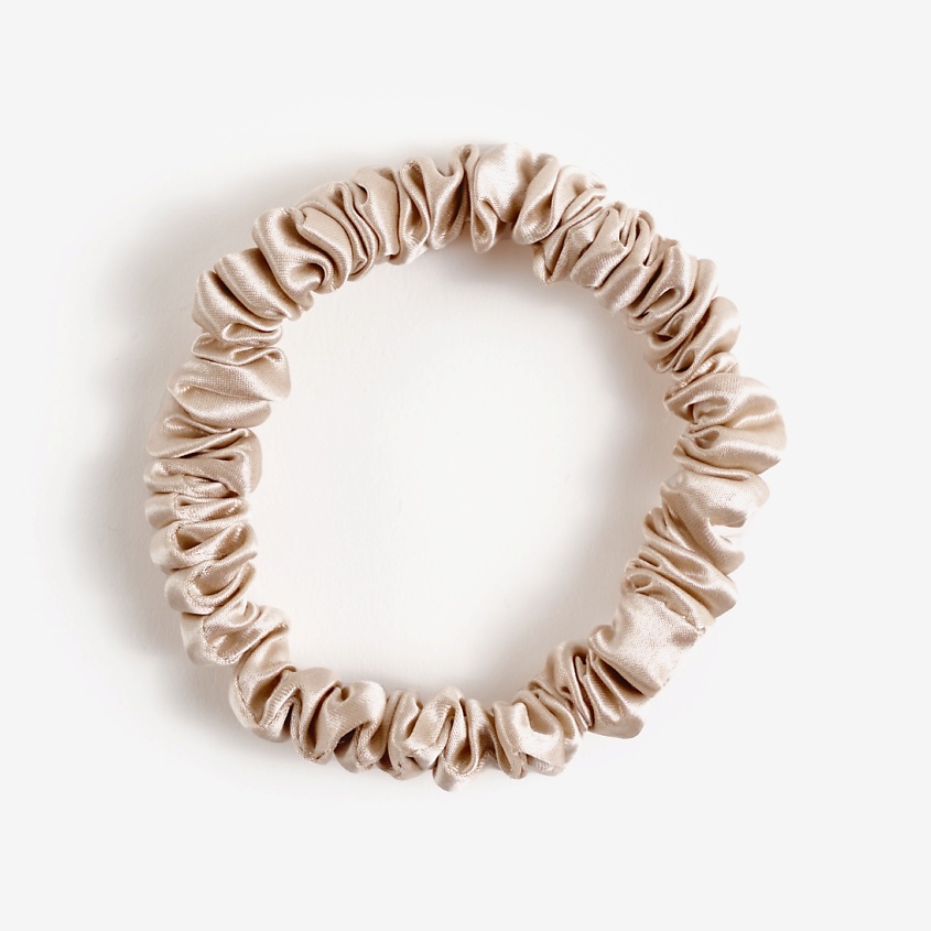 Изображение товара POEM D'AMOUR Шелковая резинка для волос (мини), цвет: Бежевый