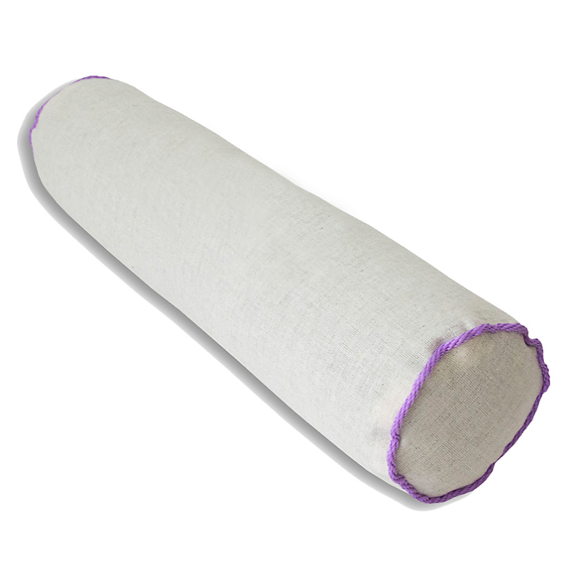 Изображение товара SMART TEXTILE Подушка - Валик "Релакс-арома" с лузгой гречихи и лавандой, 40х10 см, 1 шт