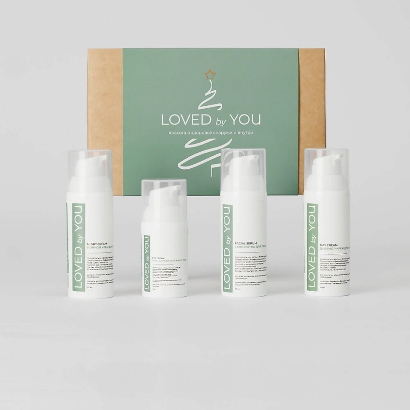 Изображение товара Набор косметики для лица Loved by You 4 в 1 для ухода за кожей всех типов
