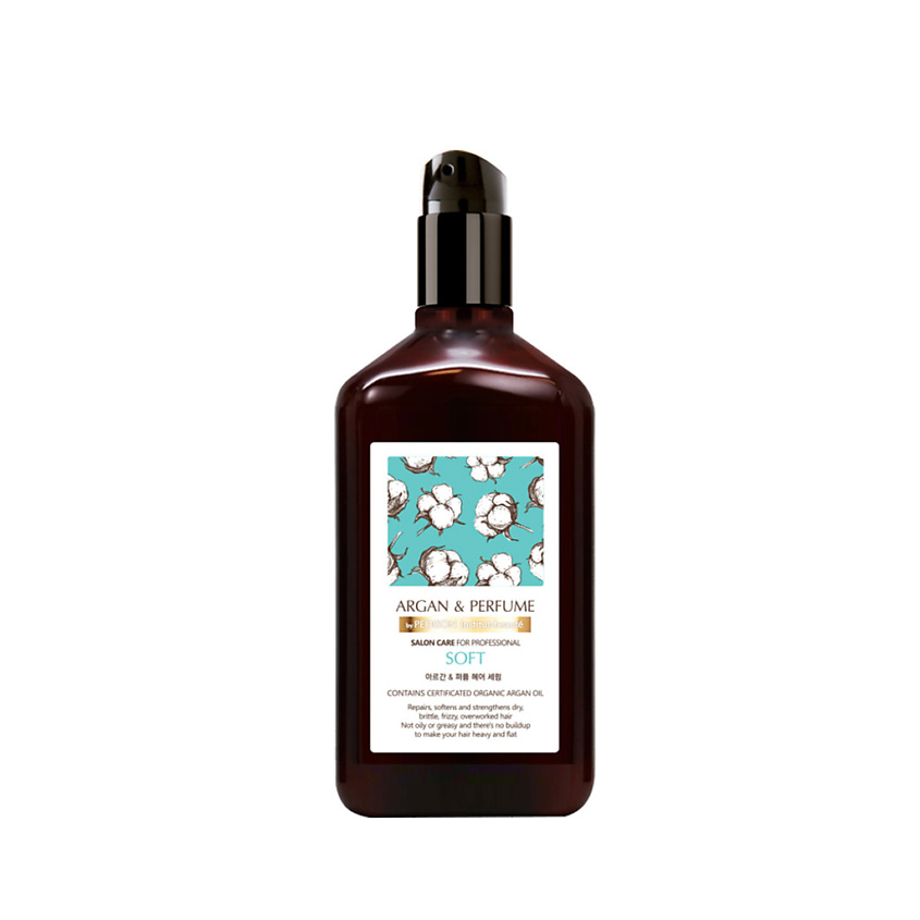 Изображение товара PEDISON Парфюмированная сыворотка для волос с аргановым маслом SOFT ARGAN PERFUME HAIR OIL SERUM, 130 мл, восстановление & блеск