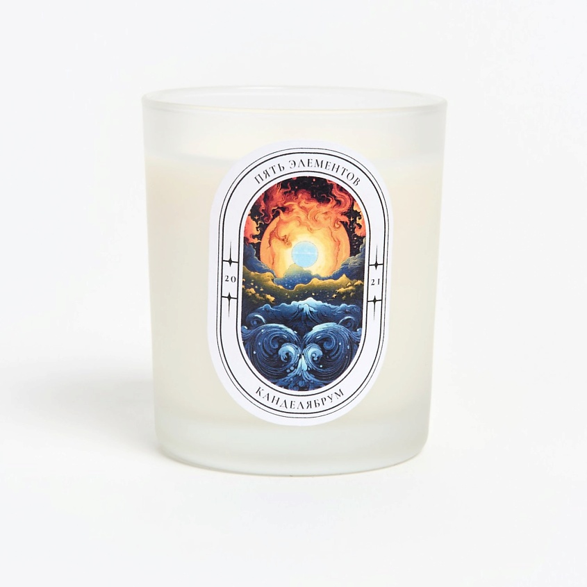 Изображение товара КАНДЕЛЯБРУМ Ароматическая свеча Пять Элементов, 140 гр