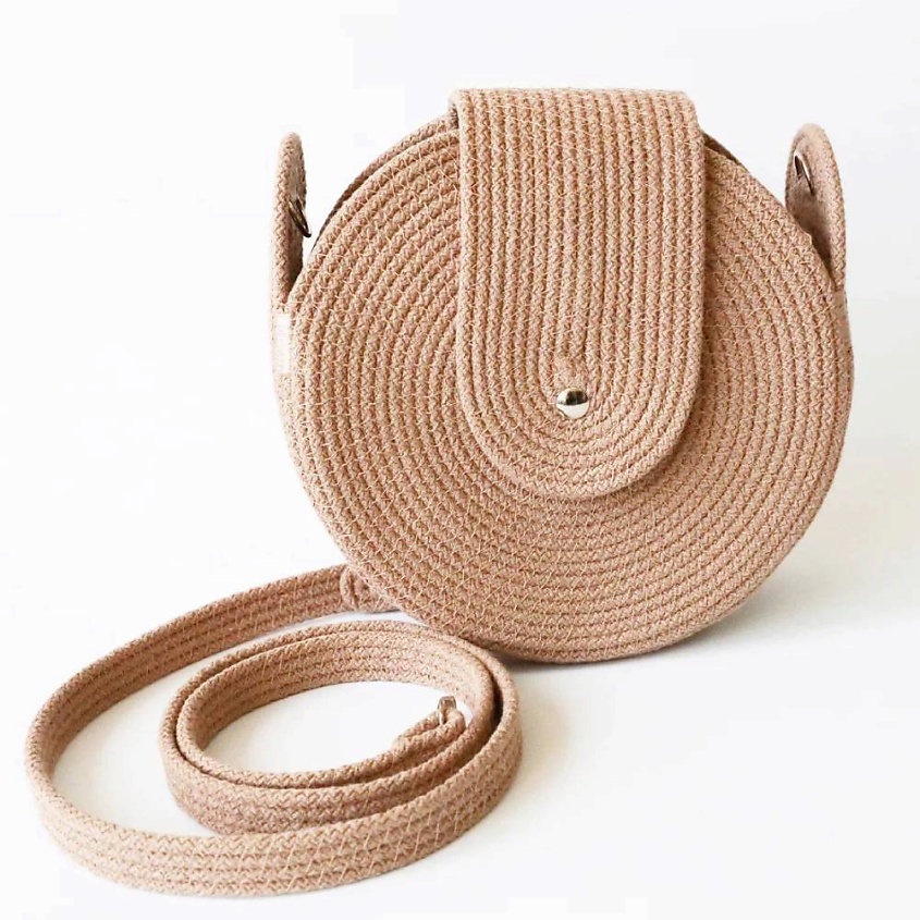 Изображение товара OLALA HOME Сумка кросс-боди Round mini, Кремовый