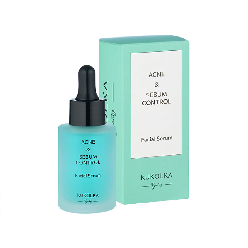 Изображение товара KUKOLKA BEAUTY Сыворотка для лица себорегулирующая против акне, 30мл