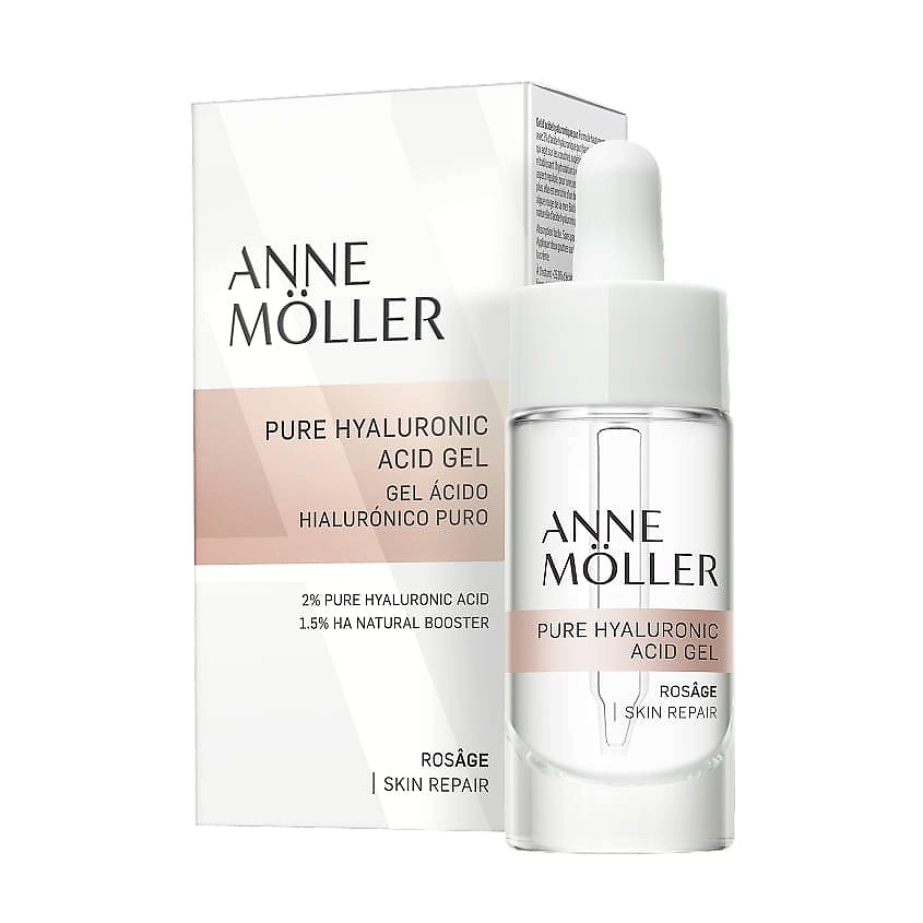 Изображение товара ANNE MOLLER Гель для лица с гиалуроновой кислотой Pure Hyaluronic Acid Gel, 15 мл