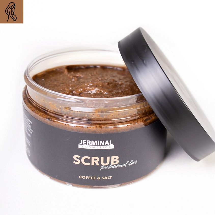 Изображение товара Кофейный скраб для тела JERMINAL COSMETICS, 250 г - натуральный уход, моделирование и борьба с целл
