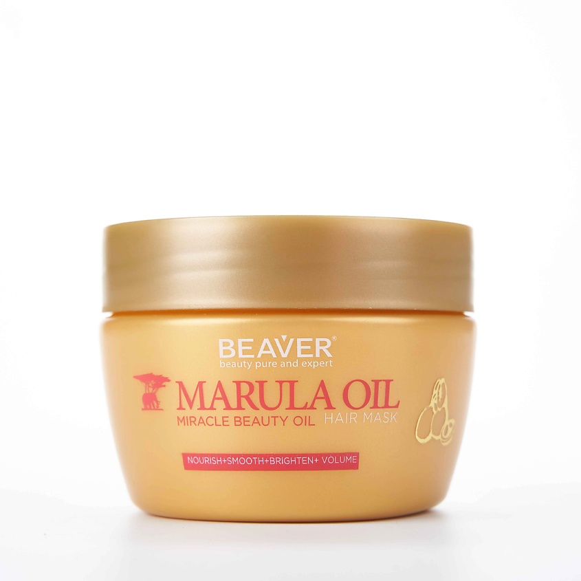Изображение товара Маска для восстановления волос Marula Oil 250 мл BEAVER профессиональное средство