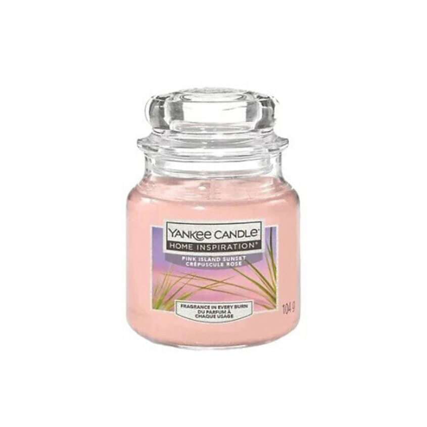 Изображение товара Ароматическая свеча Yankee Candle Pink Island Sunset 104 г для уютных вечеров