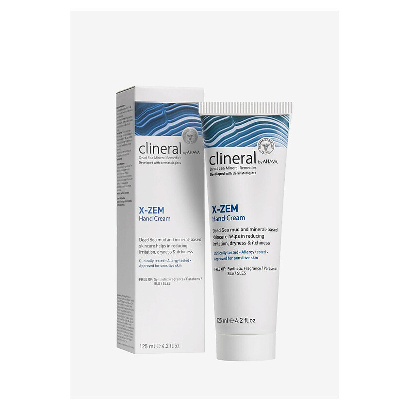 Изображение товара AHAVA Крем для сухой и атопичной кожи Clineral X-Zem Hand Cream, 125 мл