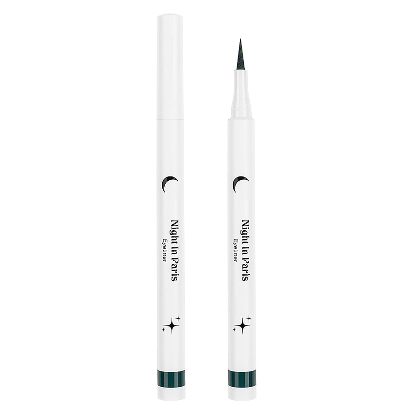 Изображение товара Подводка для глаз NIGHT IN PARIS Dark green 1,1мл фломастер для выразительных стрелок