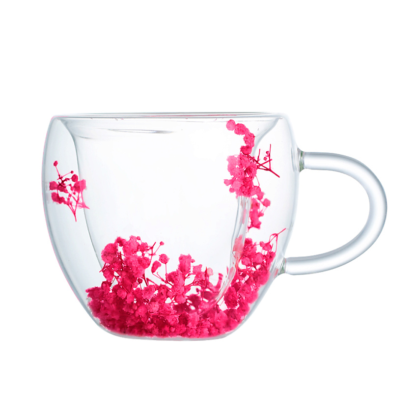 Изображение товара MANDARIN DECOR Кружка с двойным дном, цвет: розовый; 300 мл