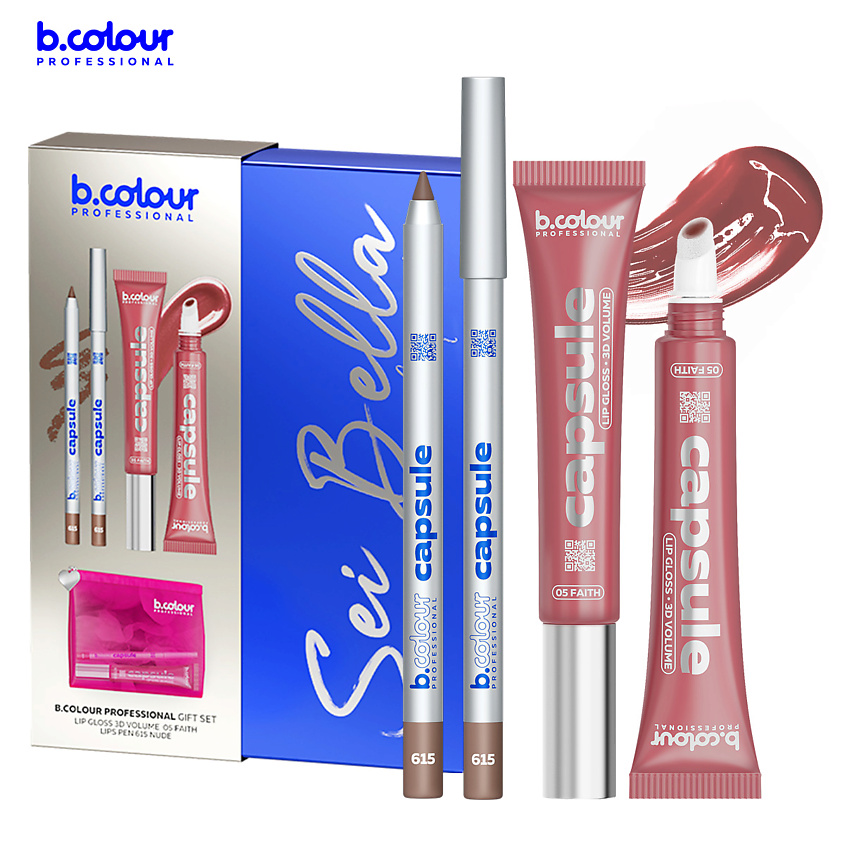 Изображение товара B.COLOUR PROFESSIONAL Набор косметики для макияжа, подарочный CAPSULE TI AMO, TI AMO