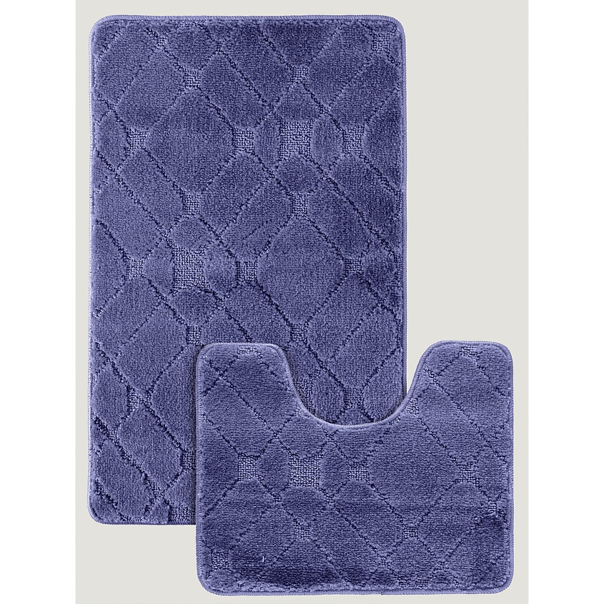 Изображение товара KARNA Набор ковриков для ванной и туалета, Синий