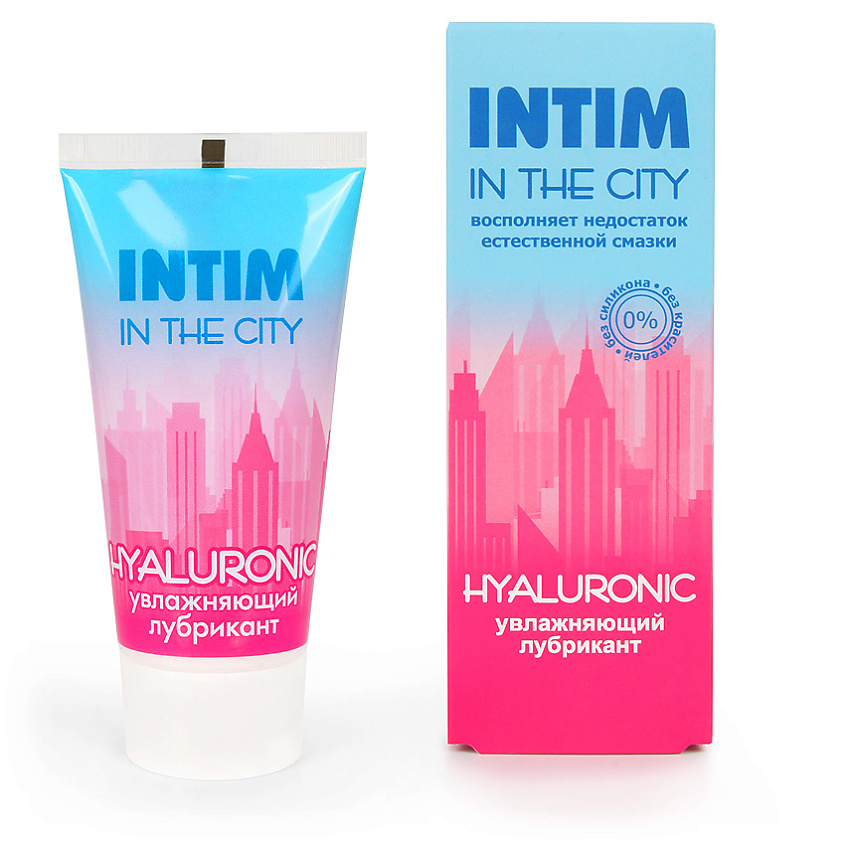 Изображение товара Увлажняющий лубрикант INTIM IN THE CITY HYALURONIC 1 шт