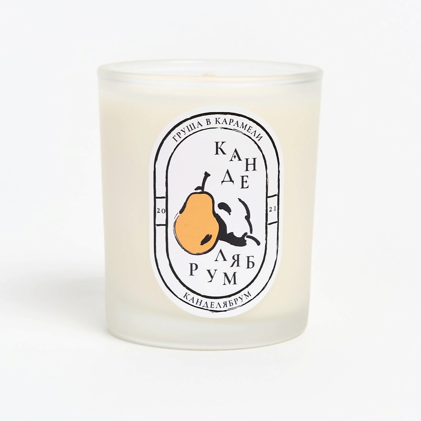 Изображение товара Ароматическая свеча Груша в карамели 140 гр Канделябрум