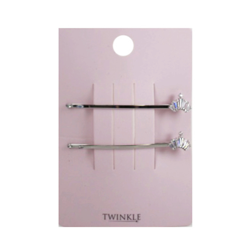 Изображение товара Набор заколок для волос TWINKLE Crowns 2 шт. женский аксессуар для причесок