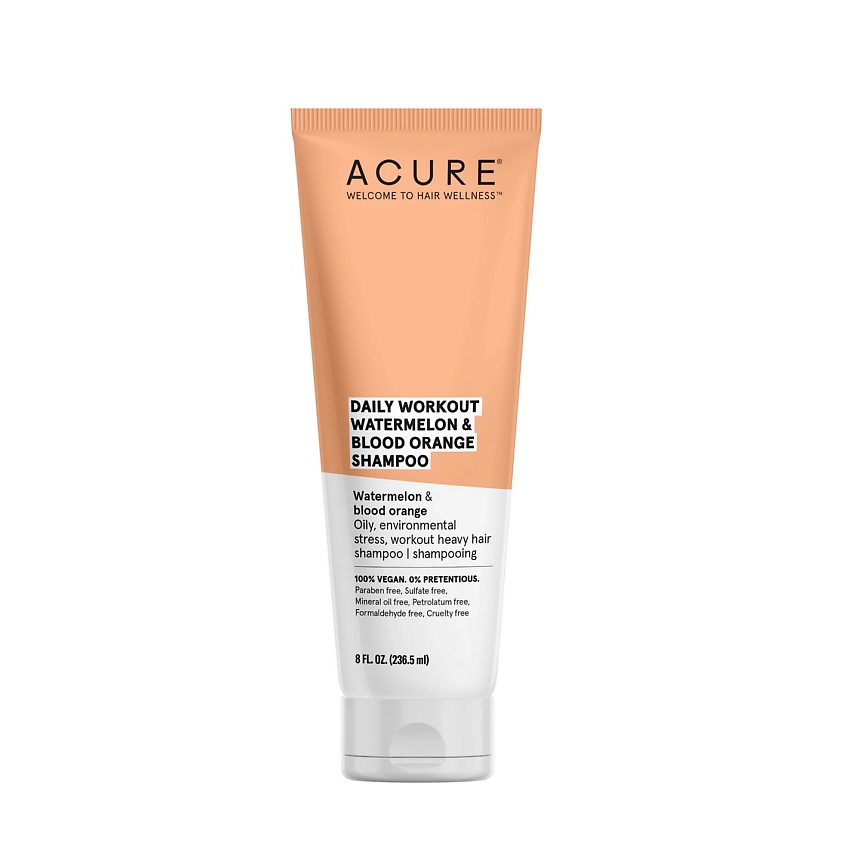 Изображение товара ACURE Шампунь для волос Арбуз и Апельсин, 236,5 мл.