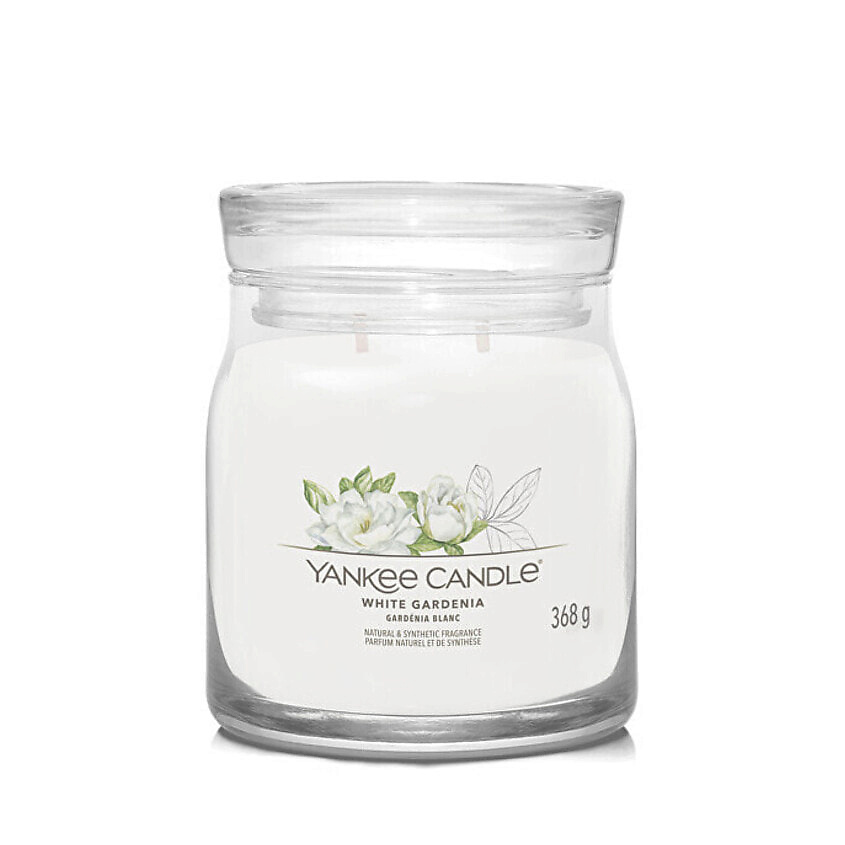 Изображение товара YANKEE CANDLE Ароматическая свеча White Gardenia, 368 г