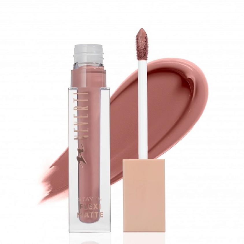 Изображение товара NEVERTI Жидкая матовая помада высокопигментированная и стойкая 1 шт