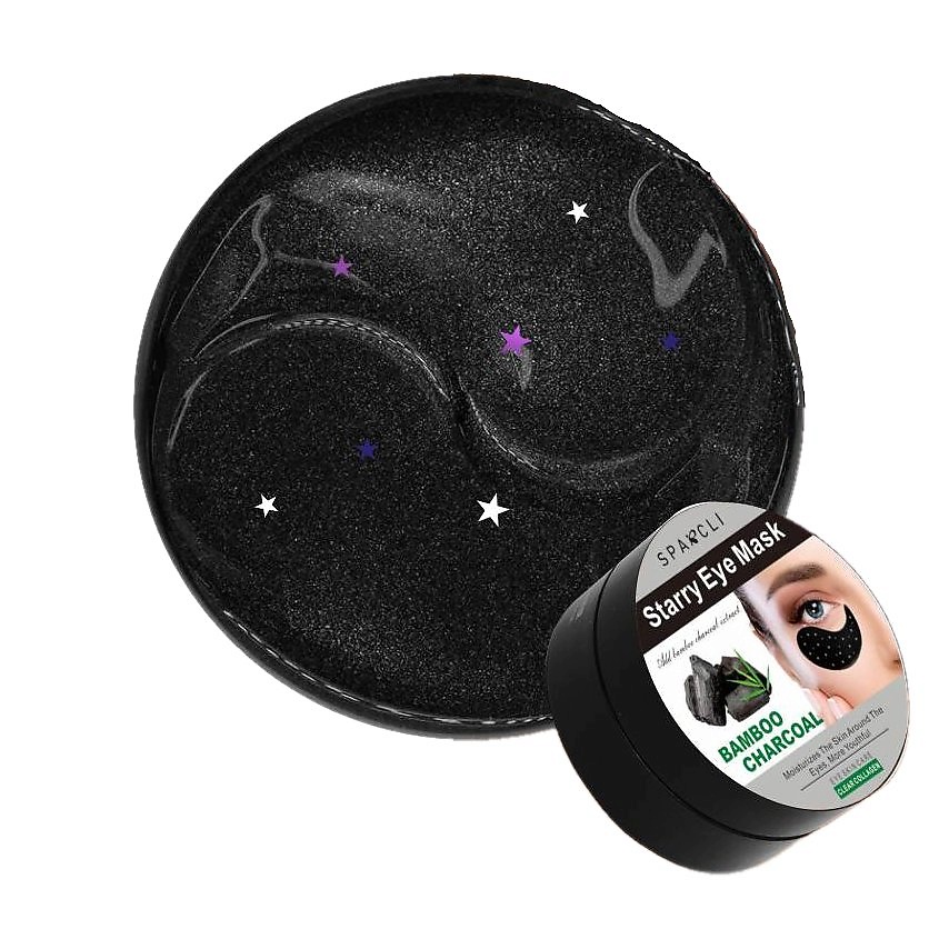 Изображение товара Увлажняющие патчи для глаз SPARCLI с экстрактом бамбукового угля