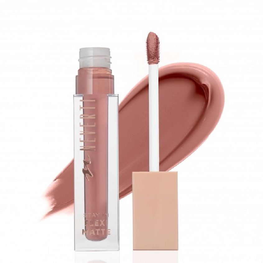 Изображение товара NEVERTI Жидкая матовая помада высокая стойкость и увлажнение 1 шт