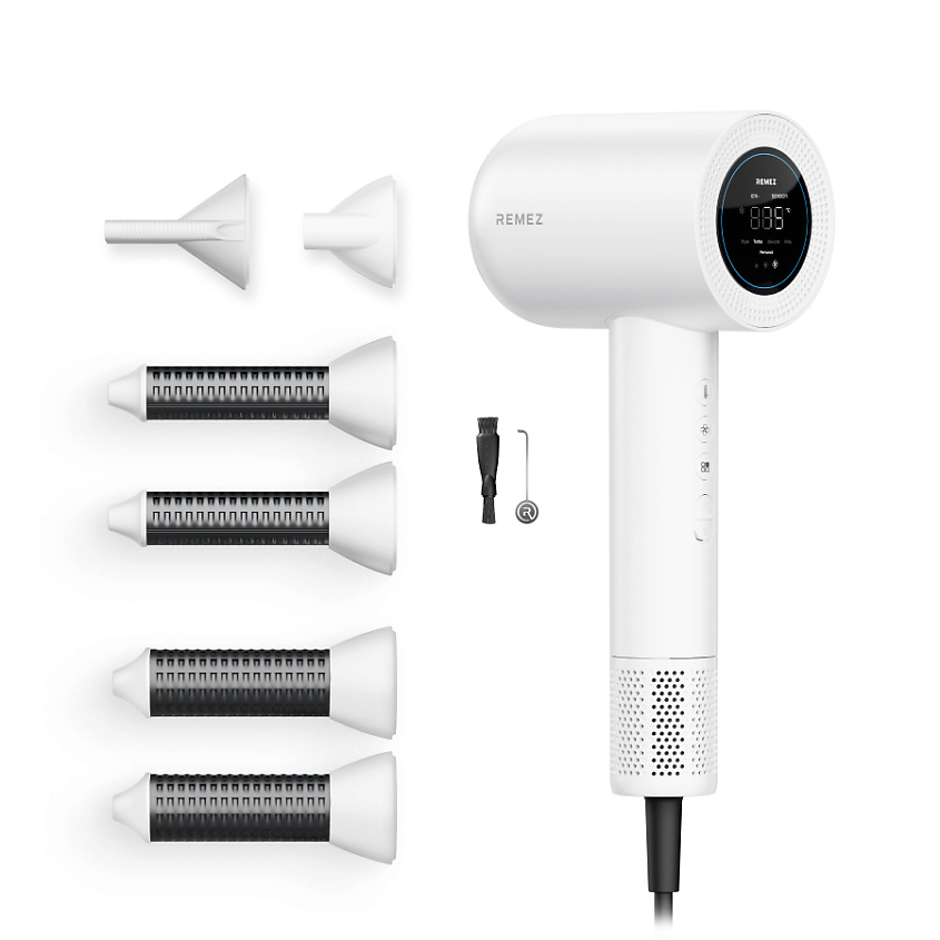 Изображение товара REMEZ Фен-стайлер MODEL S+ с функцией SENSOR с профессиональным концентратором RMB-708BS, 1 шт.