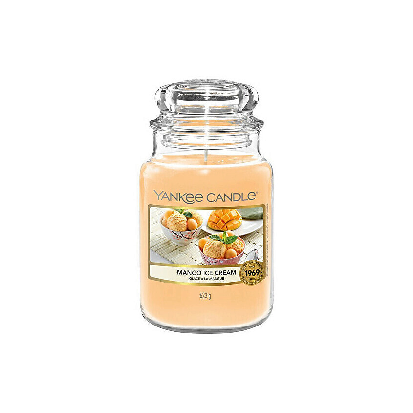 Изображение товара YANKEE CANDLE Ароматическая свеча Mango Ice Cream, 623 г