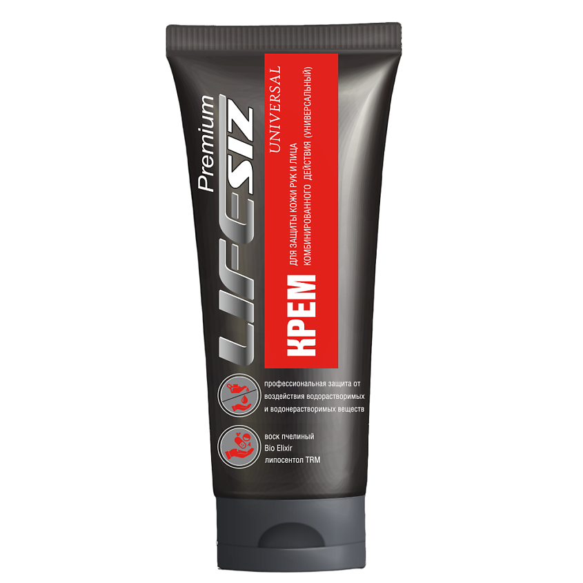 Изображение товара LIFESIZ Защитный крем для рук и лица от химии питательный, 1 шт.