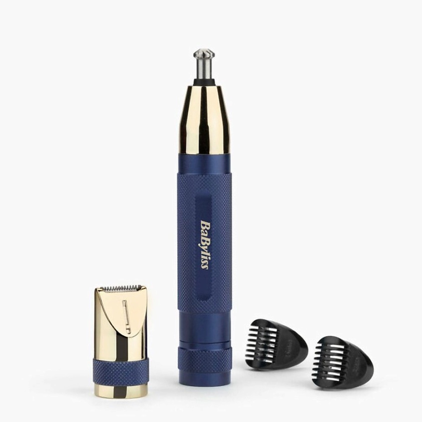 Изображение товара BABYLISS Триммер для носа и ушей Diamond Precision E112E, Цвет: синий.