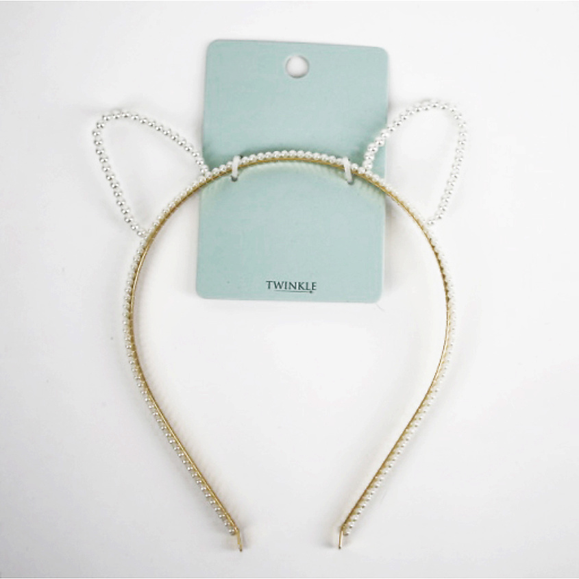 Изображение товара TWINKLE Ободок для волос Cat+Pearl, 1 шт.