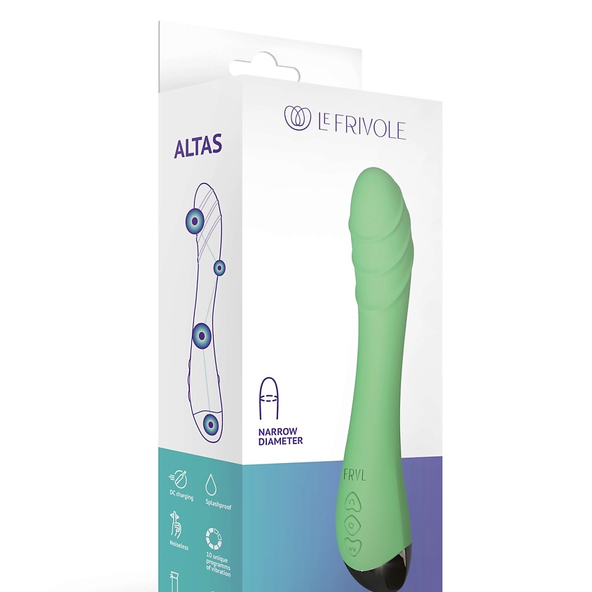 Изображение товара LE FRIVOLE Вибратор Altas, цвет салатовый (SOLAR), 1 шт.