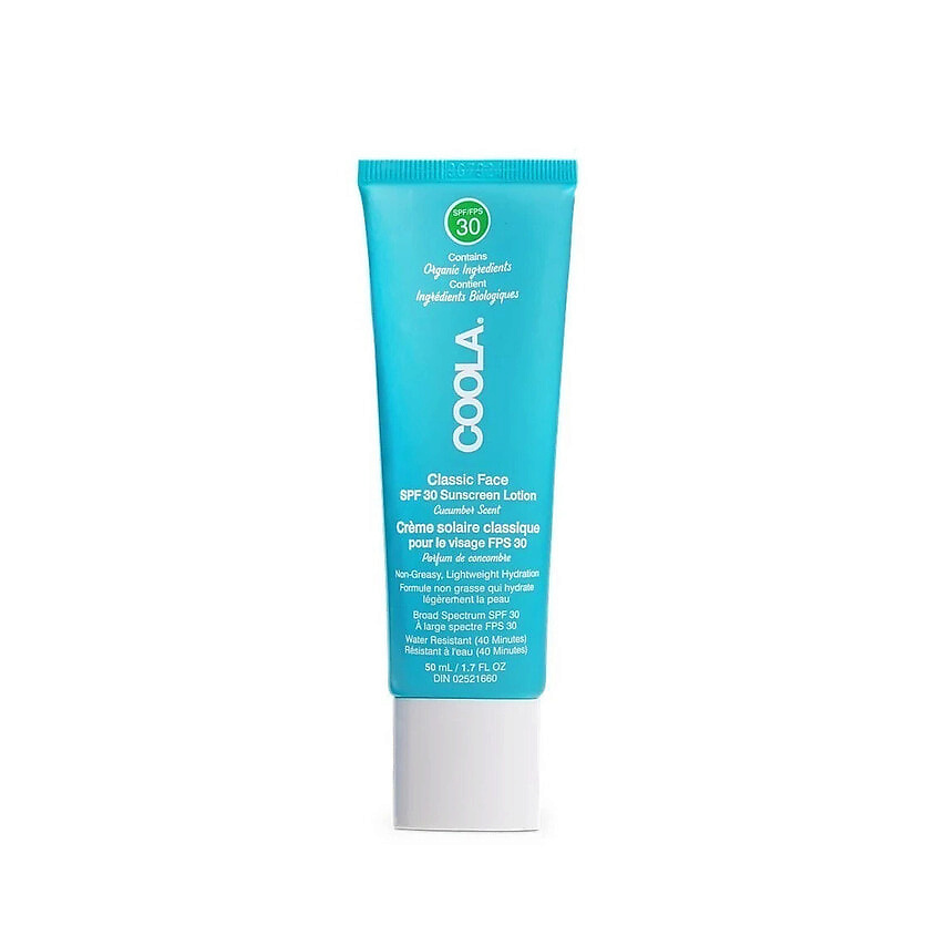 Изображение товара COOLA Солнцезащитный крем для лица Classic Face Sunscreen Cucumber SPF 30, 50 мл