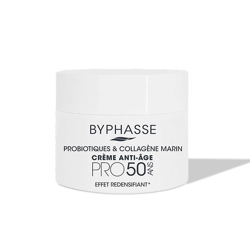 Изображение товара BYPHASSE Крем для лица Антивозрастной PRO50 увлажняющий с пробиотиками и морским коллагеном, 60 мл