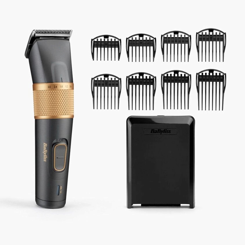 Изображение товара BABYLISS Машинка для стрижки волос Graphite Precision E987E, Цвет: графитовый/золотой.
