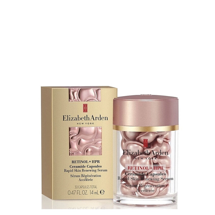 Изображение товара ELIZABETH ARDEN Обновляющие антивозрастные капсулы Retinol + HPR Ceramide Capsules, 30 шт.