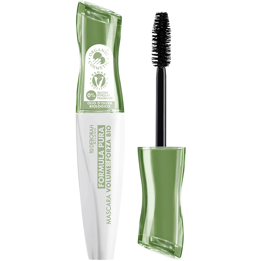 Изображение товара DEBORAH MILANO Тушь для ресниц объем и сила Formula Pura Mascara Volume & Forza Bio