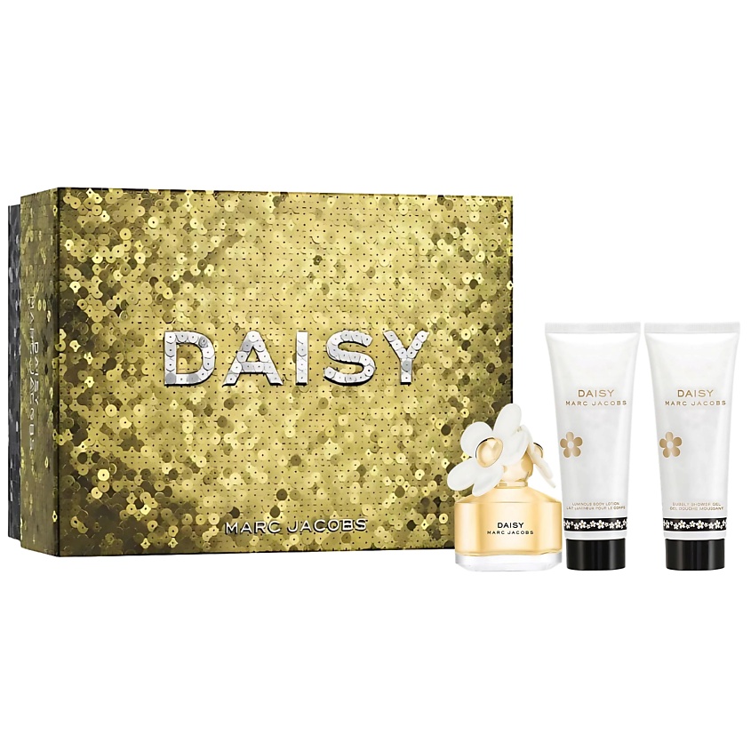 Изображение товара MARC JACOBS Набор Daisy: Туалетная вода + Гель для душа + Лосьон, 50 мл + 75 мл + 75 мл