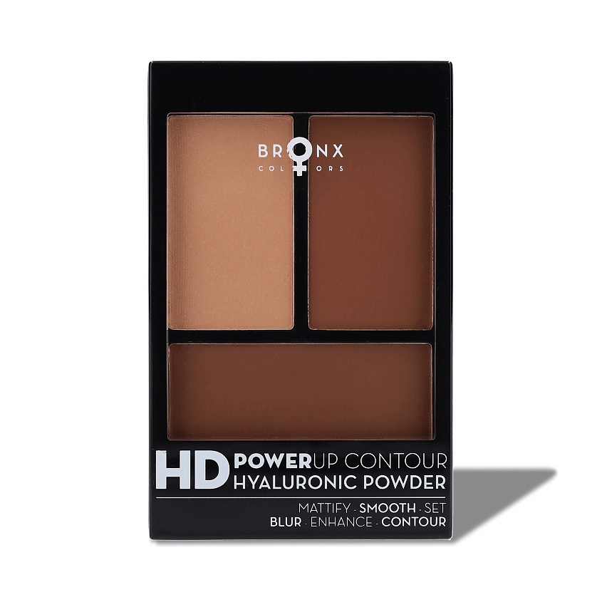 Изображение товара BRONX COLORS Палетка для контуринга HD Power Up Contour, Dark, 12 г
