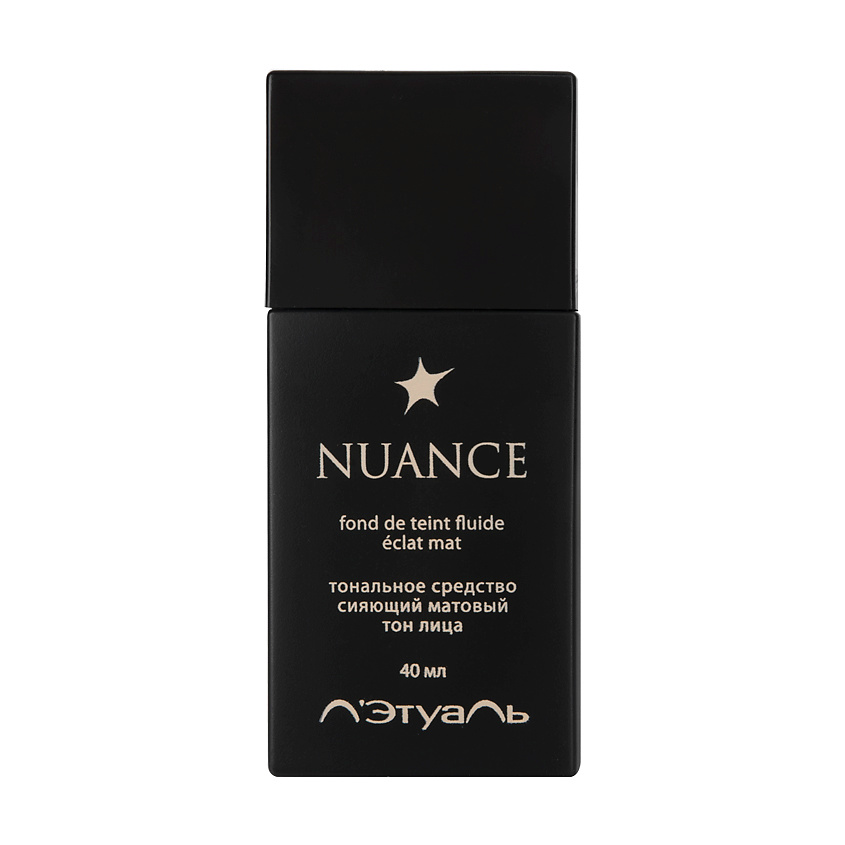 Изображение товара ЛЭТУАЛЬ Тональное средство Сияющий матовый тон лица NUANCE, № 121, 40 г